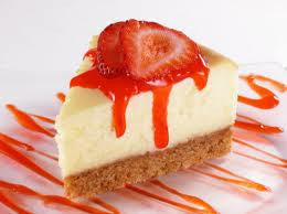 strawberry and  cheese cake